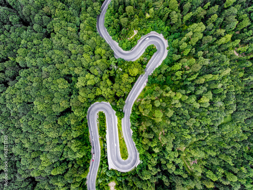 Roads from above