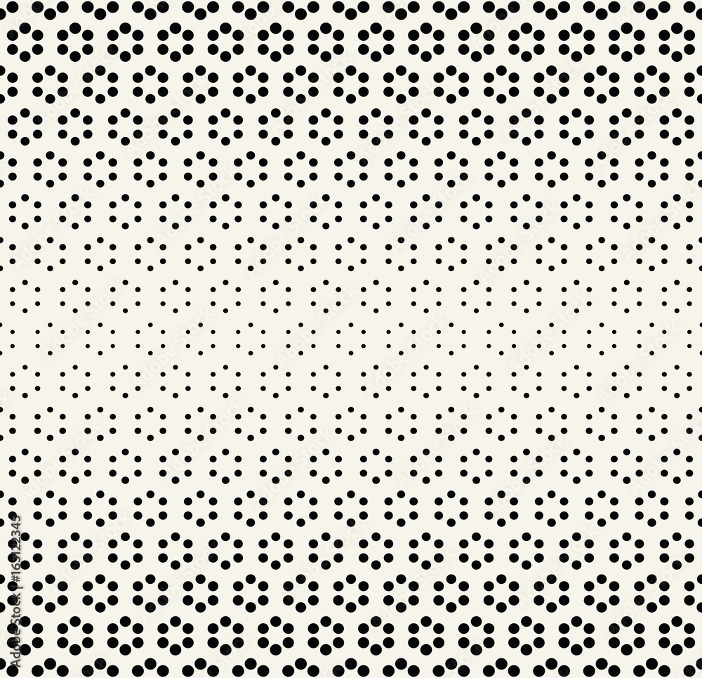 geometric seamless floral halftone vector pattern geometric seamless floral halftone vector pattern
