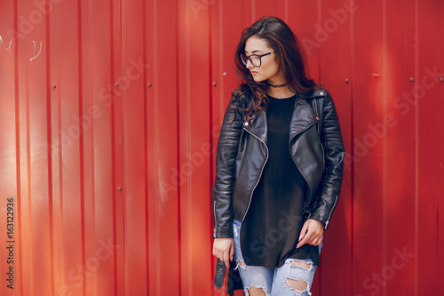 beautiful young model