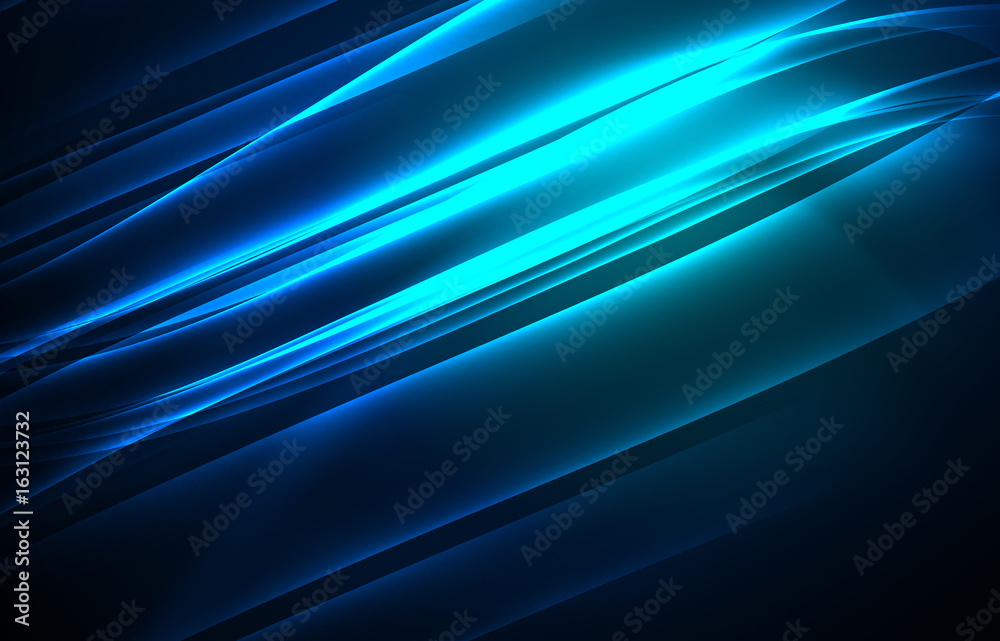 Vector polar lights concept background Vector polar lights concept background
