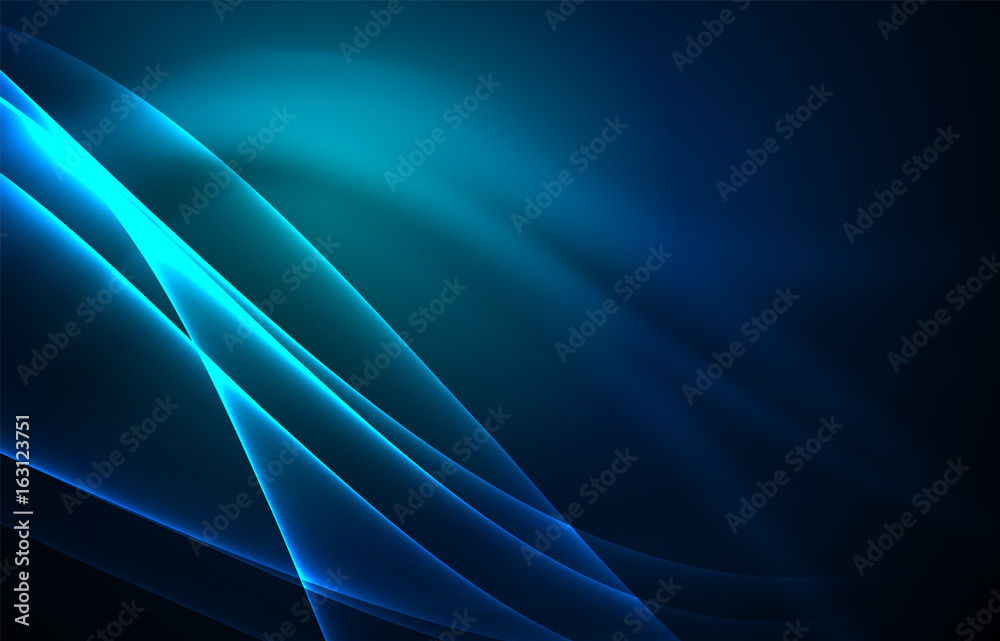 Vector polar lights concept background Vector polar lights concept background