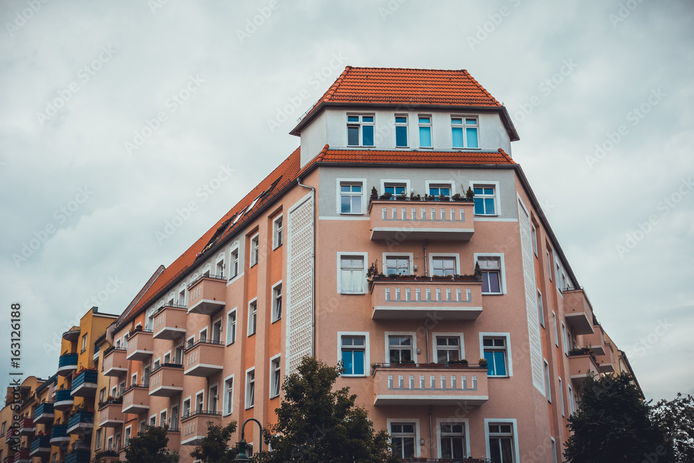 orange corner building in berlin orange corner building in berlin