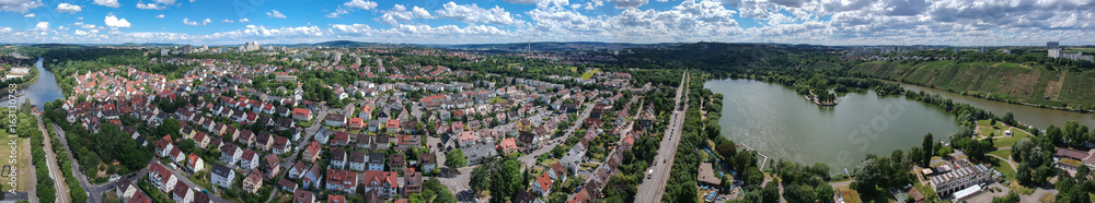 Luftbild Panorama Stuttgart Hofen