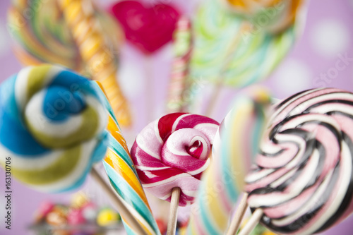Mixed colorful sweets, lollipops and candy © Sebastian Duda