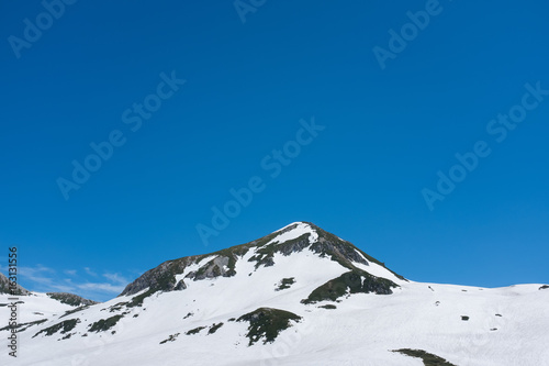 snow capped mountain landscape