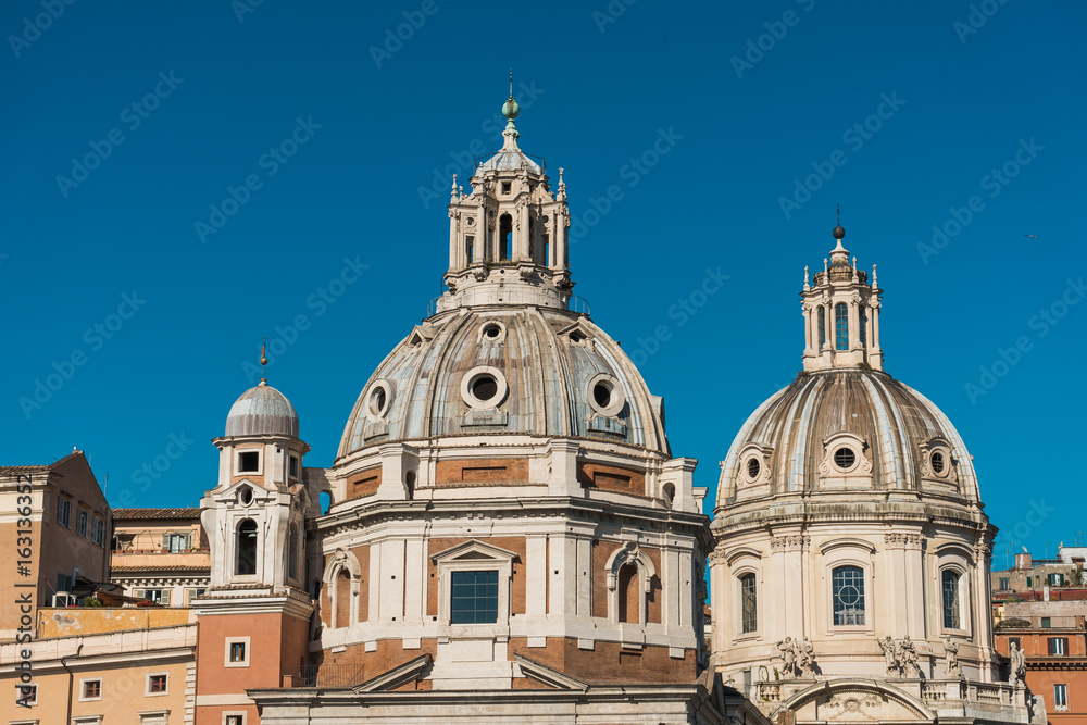 Domes and roofs of historic buildings