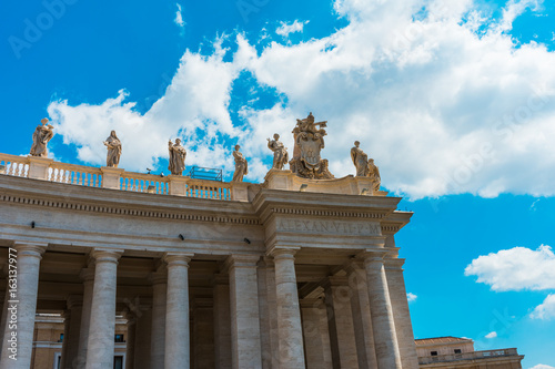 pillars at vatican
