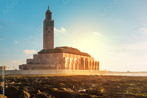 view of hassan ii mosque - Casablanca - Morocco
