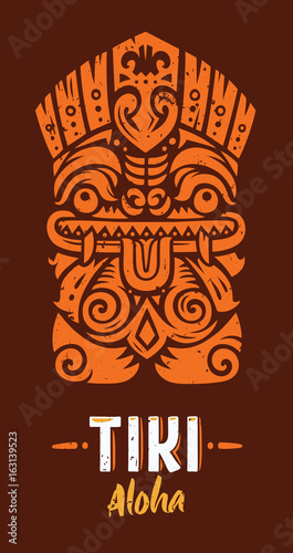 Tiki totem mask