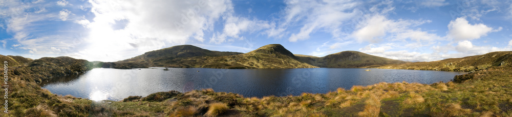 Lock Skene above the Grey Mares Tail