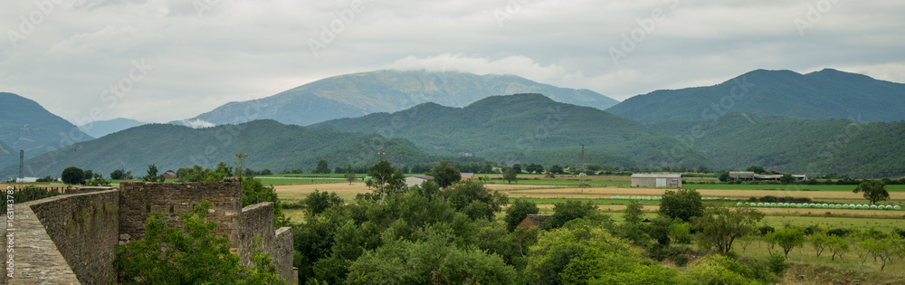 Panorama vallée Ainsa Espagne