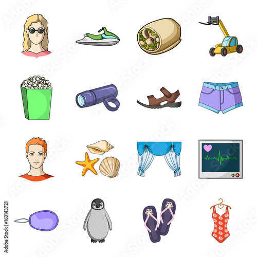 Transport, recreation, animal and other web icon in cartoon style.Medicine, beauty, fashion icons in set collection.