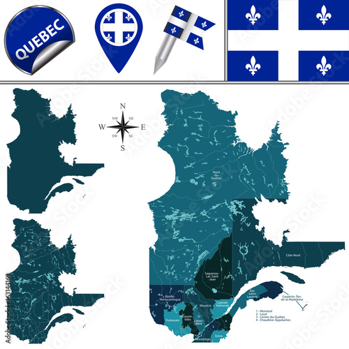 Regions of Quebec, Canada photo