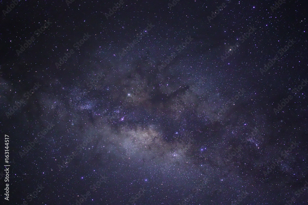 Fototapeta premium Milky Way galaxy rising in Sabah, Borneo, Asia