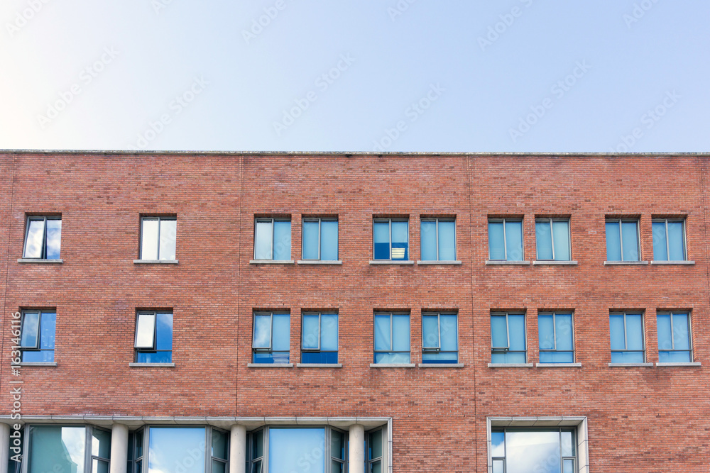 Fototapeta premium City Image - Universal basic modern business building skyscrapers