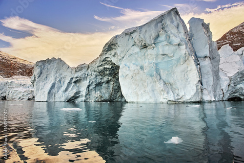 Wallpaper Mural iceberg floating in greenland fjord Torontodigital.ca