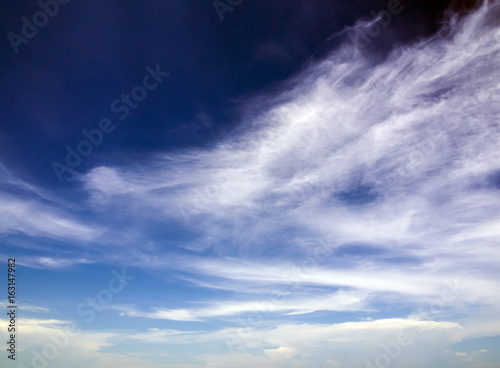 Clouds in the blue sky