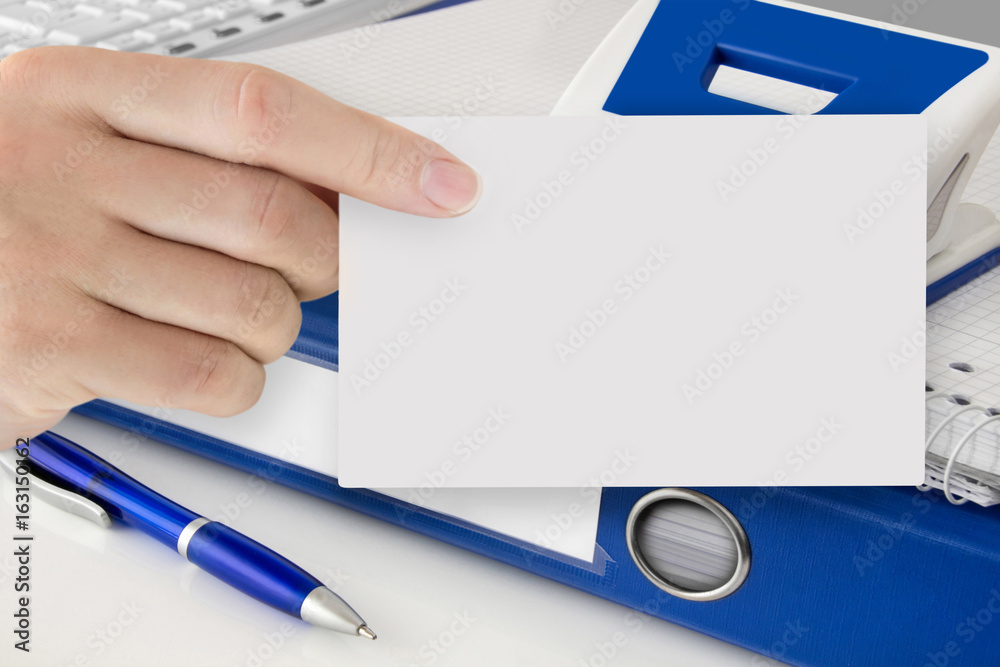 Fotografie Business - Hand and label