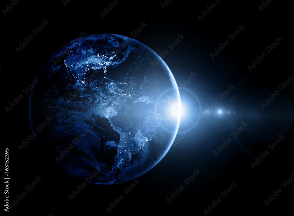 Earth from Space. Best Internet Concept of global business from concepts series. Elements of this image furnished by NASA. 3D illustration Earth from Space. Best Internet Concept of global business from concepts series. Elements of this image furnished by NASA. 3D illustration