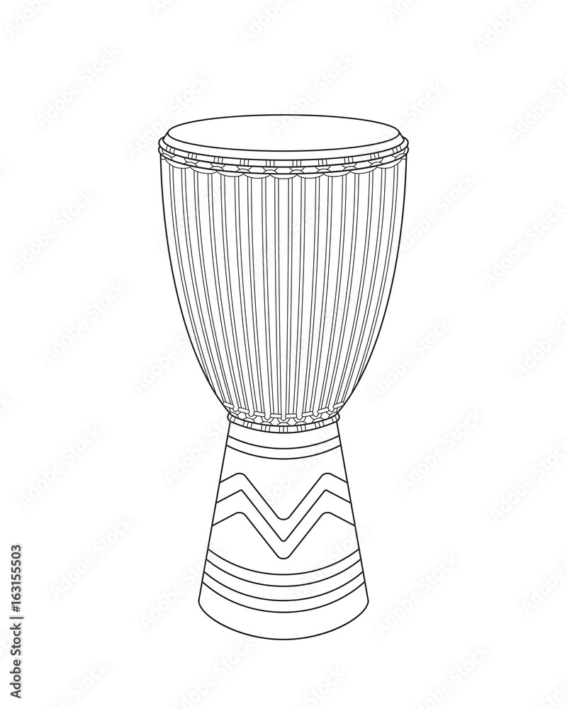 Djembe Drawing