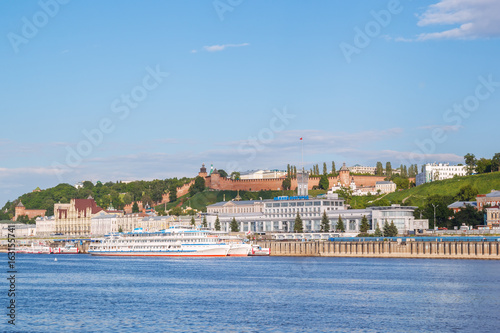 Cruise ships at the berth in Nizhny Novgorod