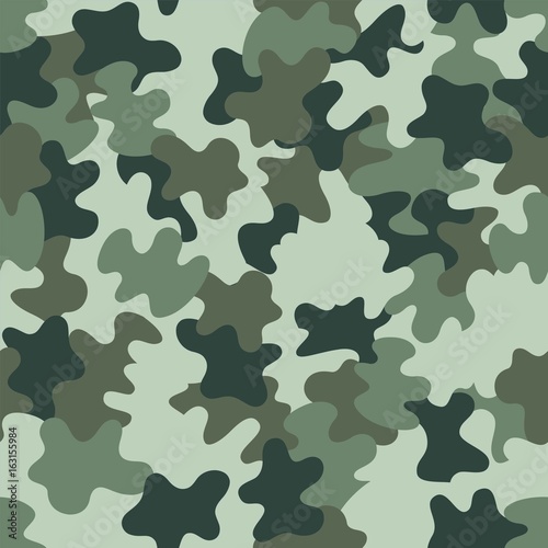 Camouflage seamless pattern. Vector