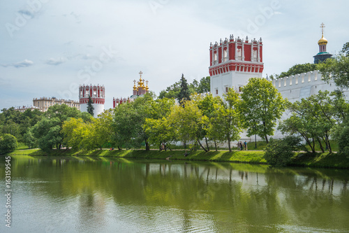 Novodevichy Convent view in Moscow, Russia photo