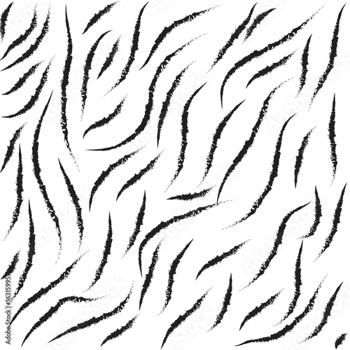 stripe animals jungle bengal tiger fur texture pattern seamless repeating white black