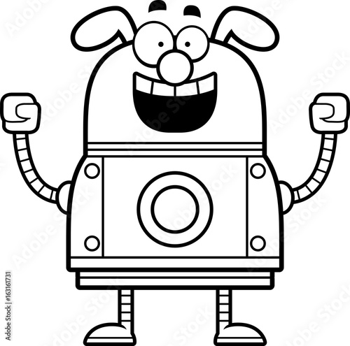 Celebrating Robot Dog