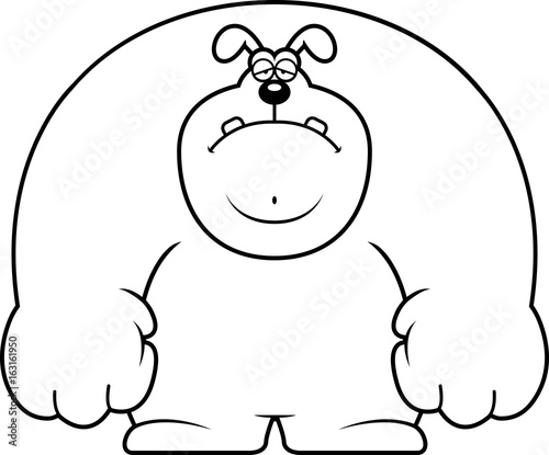Sad Cartoon Dog