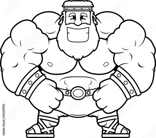 Smiling Cartoon Zeus