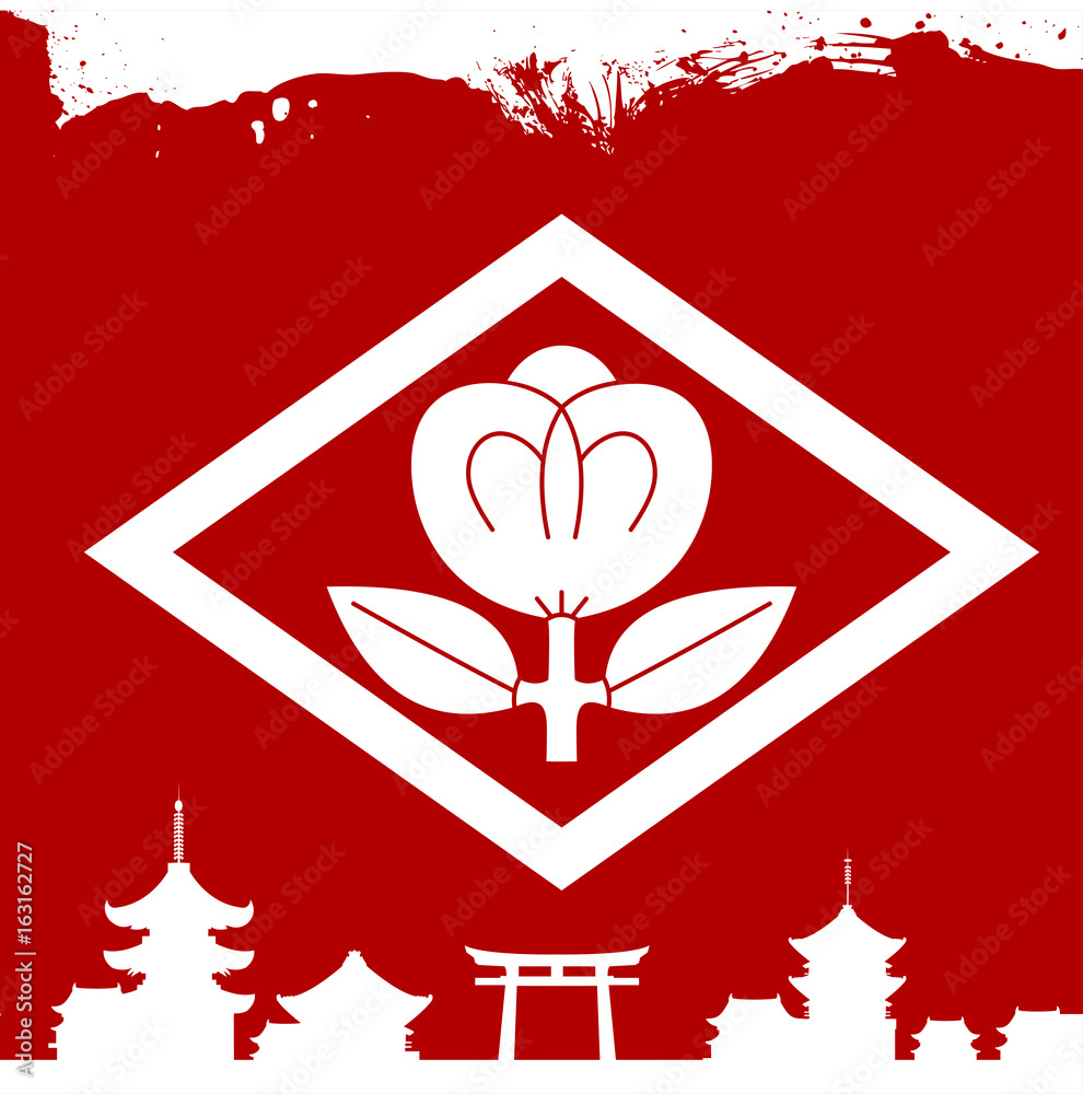 Japanese cultural ornaments. National ornaments of Japan Japanese cultural ornaments. National ornaments of Japan