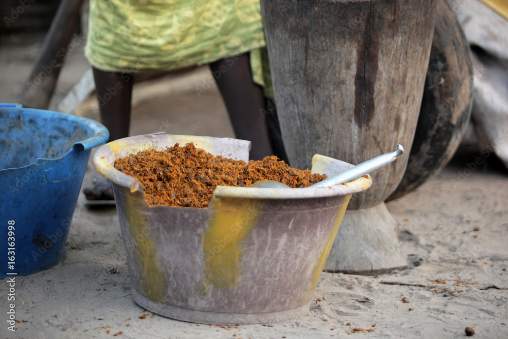 African food - palm oil production African food - palm oil production