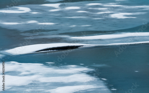 Ice on a lake