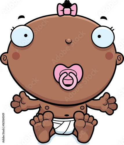 Cartoon Baby Girl Pacifier