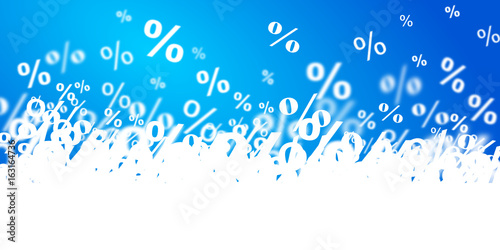 purzelnde Preise, blau