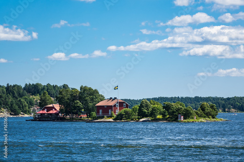 Schärengarten an der schwedischen Ostseeküste vor Stockholm