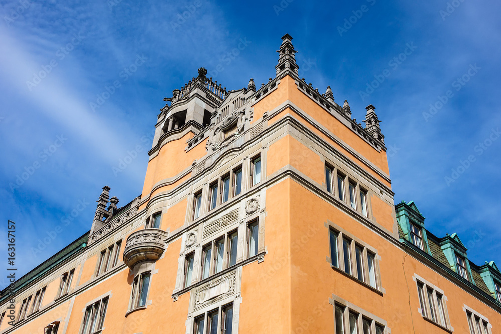 Gebäude in der schwedische Hauptstadt Stockholm