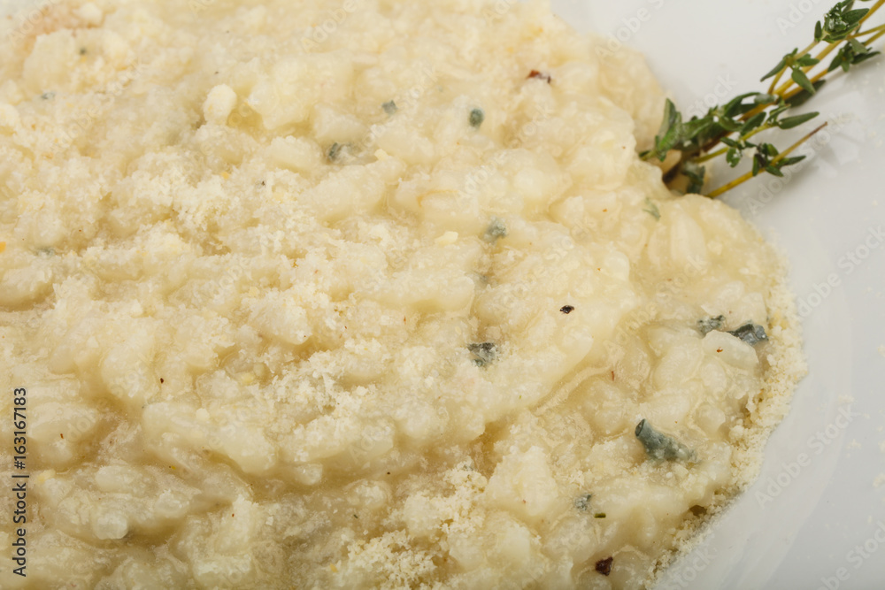 Risotto with blue cheese Risotto with blue cheese