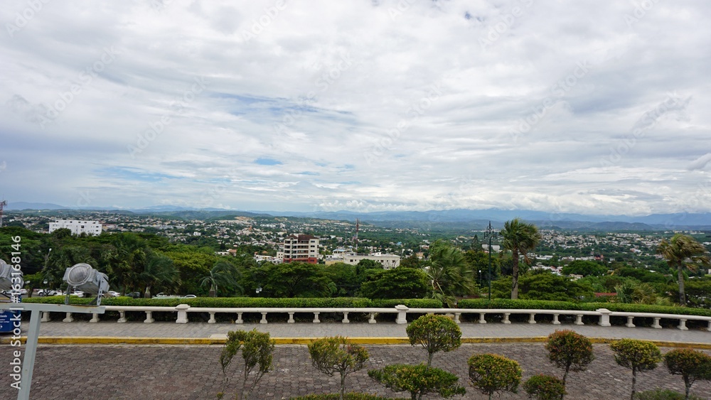 view over santiago