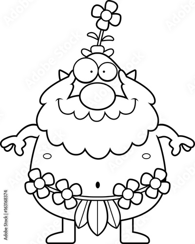Happy Cartoon Forest Sprite