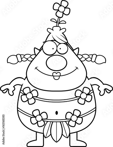 Happy Cartoon Forest Sprite