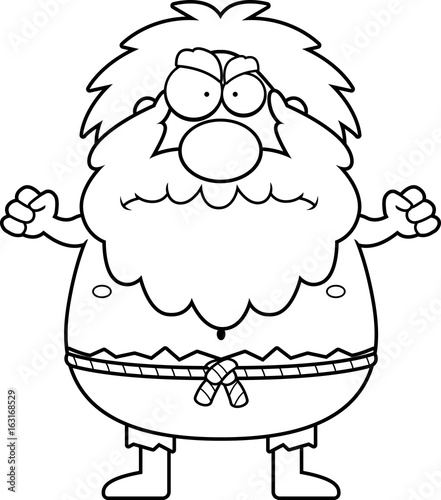 Angry Cartoon Hermit