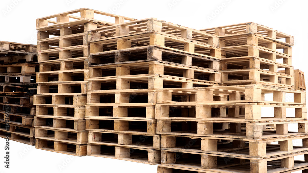 Pallet wood for transportation