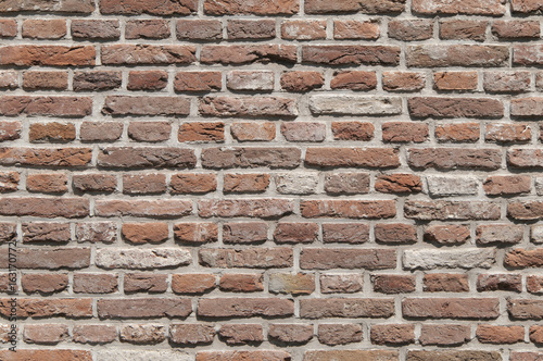 Wall of pug brick texture