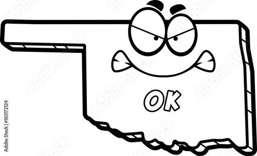 Cartoon Angry Oklahoma