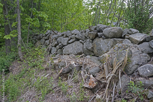 Old New England rock wall