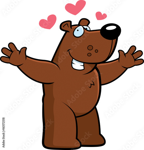 Cartoon Bear Hug
