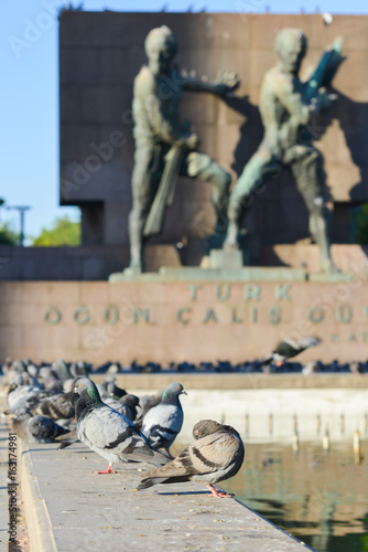 Ankara, Turkey - Guven Park in Kizilay Square photo