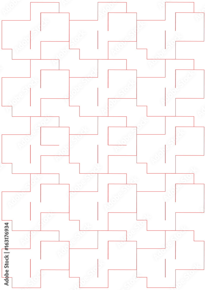 Seamless cube pattern. Seamless cube pattern.